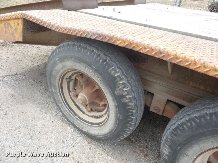 image for item L4627 2015 shop built equipment trailer