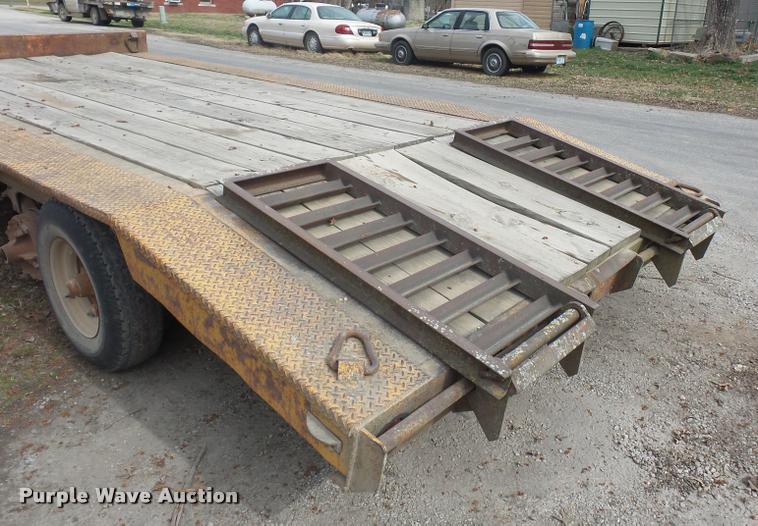 image for item L4627 2015 shop built equipment trailer