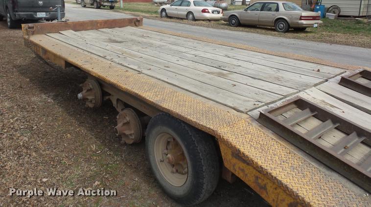 image for item L4627 2015 shop built equipment trailer