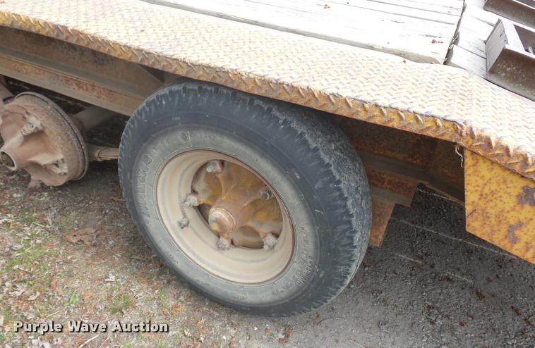 image for item L4627 2015 shop built equipment trailer