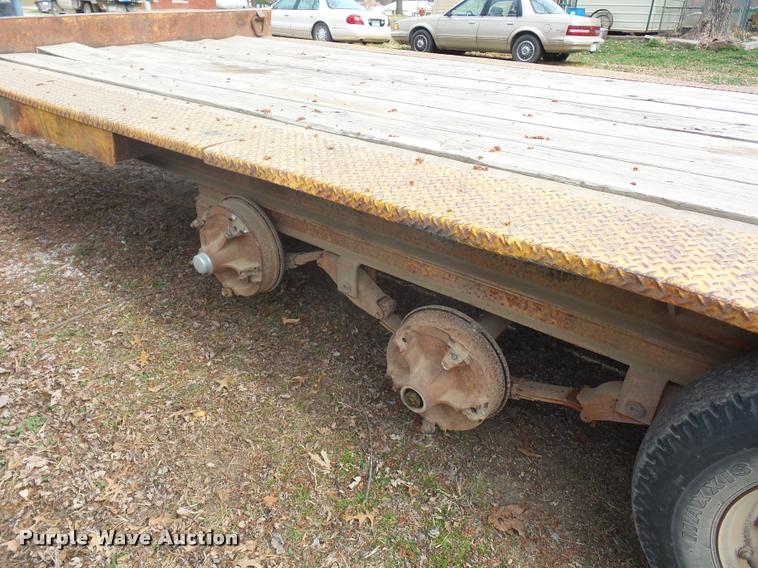 image for item L4627 2015 shop built equipment trailer