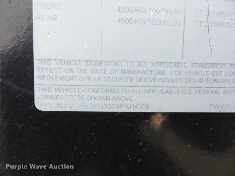 image for item L4634 2008 Load Max equipment trailer