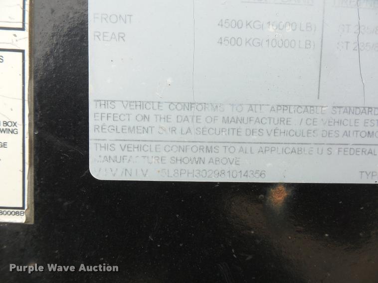 image for item L4634 2008 Load Max equipment trailer