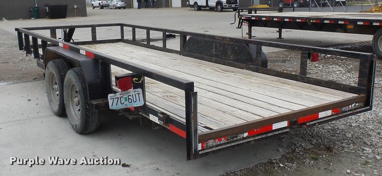 image for item L4635 2007 Circle M equipment trailer