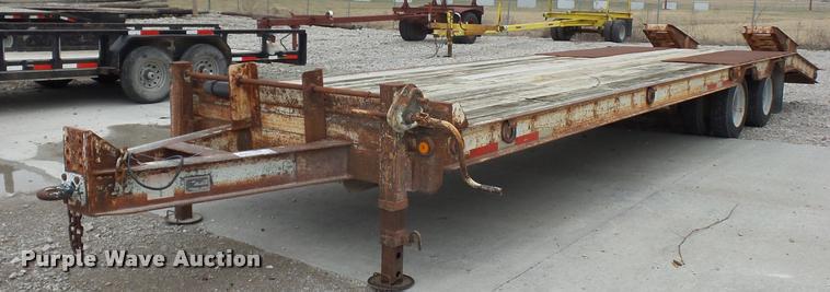 image for item L4636 2000 Belshe FB-30 equipment trailer