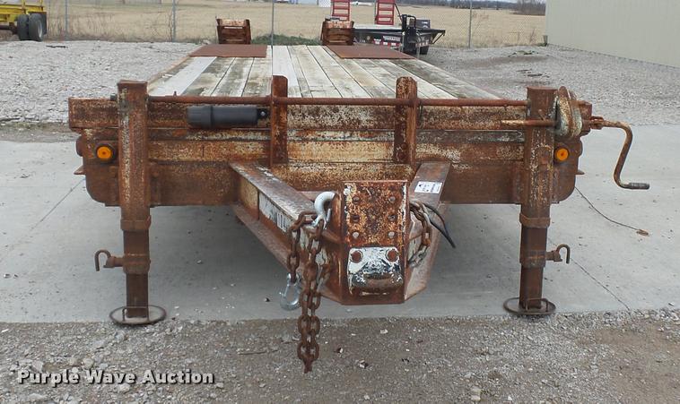 image for item L4636 2000 Belshe FB-30 equipment trailer