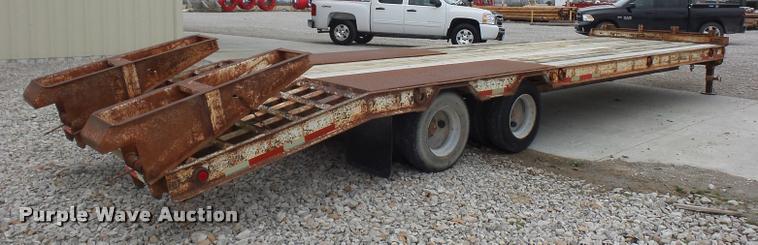 image for item L4636 2000 Belshe FB-30 equipment trailer