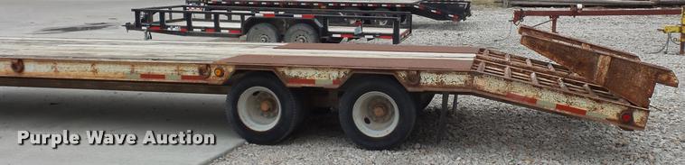 image for item L4636 2000 Belshe FB-30 equipment trailer