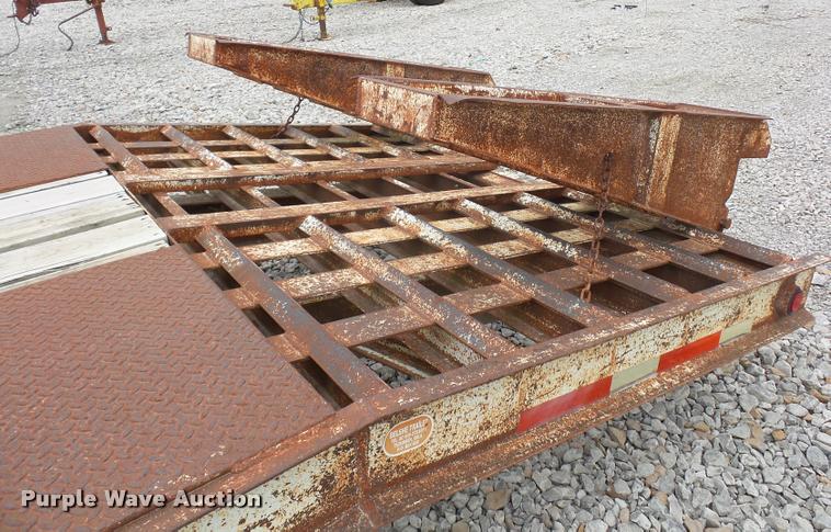 image for item L4636 2000 Belshe FB-30 equipment trailer