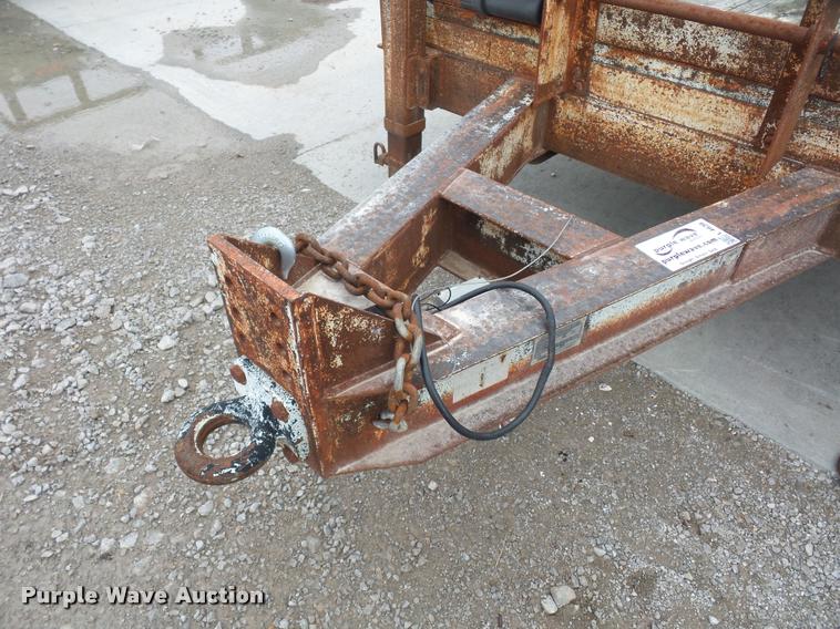 image for item L4636 2000 Belshe FB-30 equipment trailer