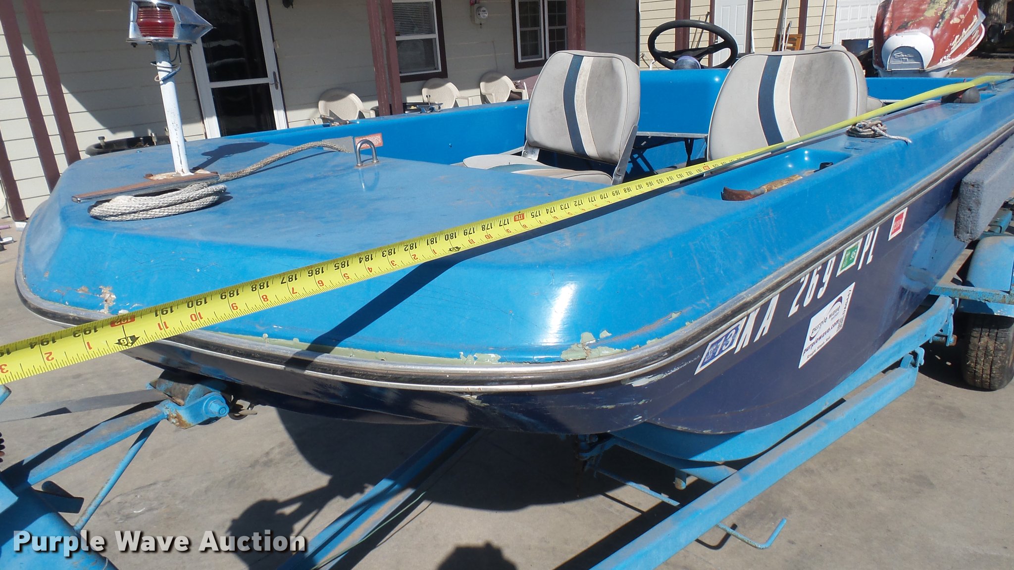 1969 Chrysler boat in Wichita, KS Item DA0447 sold Purple Wave
