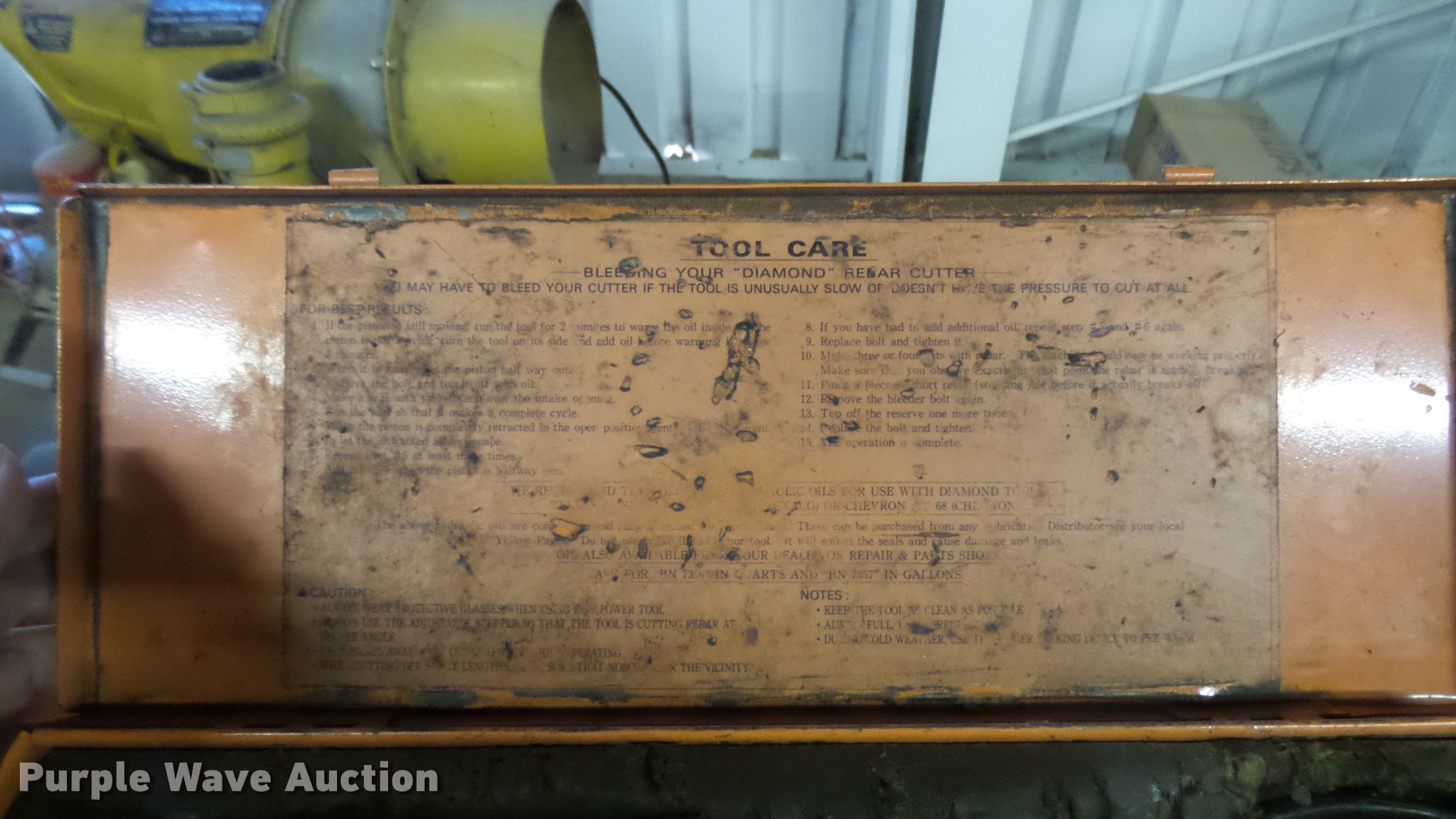 BennerNawman DC20XH rebar cutter in Wichita, KS Item DQ9940 sold