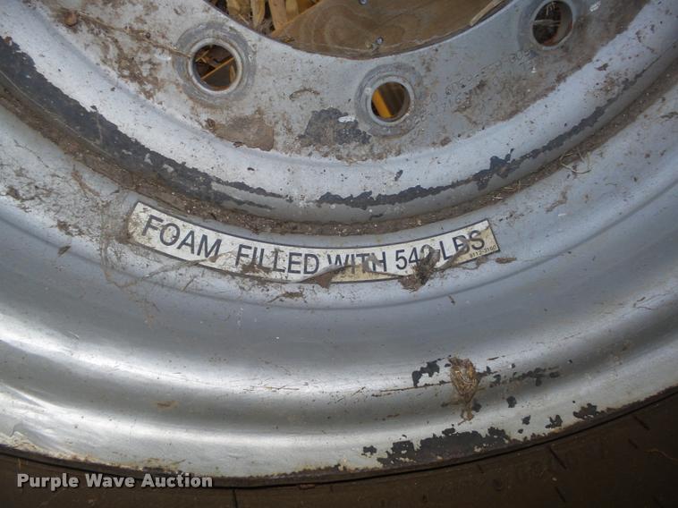 image for item AU9652 (4) 13.00-24 foam-filled tires