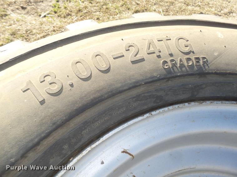 image for item AU9652 (4) 13.00-24 foam-filled tires