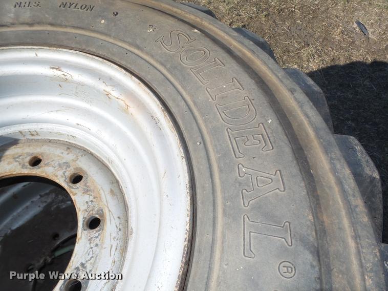 image for item AU9652 (4) 13.00-24 foam-filled tires