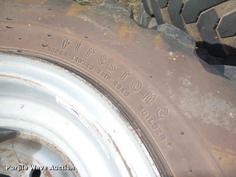 image for item AU9652 (4) 13.00-24 foam-filled tires