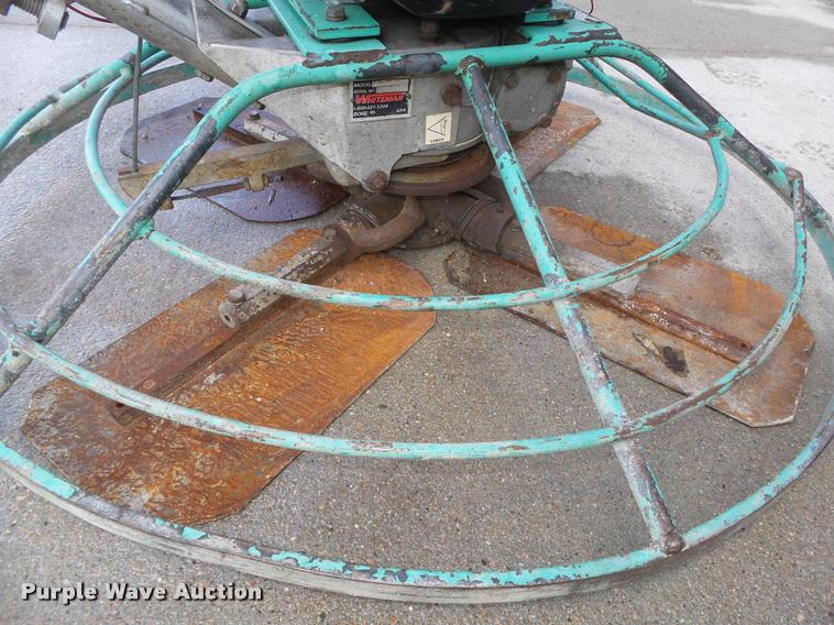 image for item AU9660 Whiteman J-4-5H power trowel