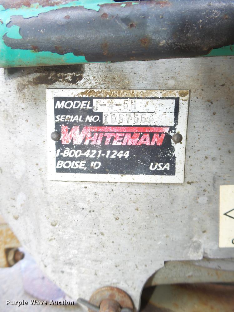 image for item AU9660 Whiteman J-4-5H power trowel