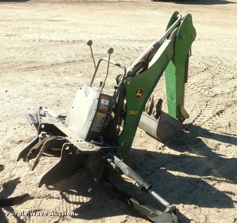 image for item BU9958 John Deere 260 backhoe attachment