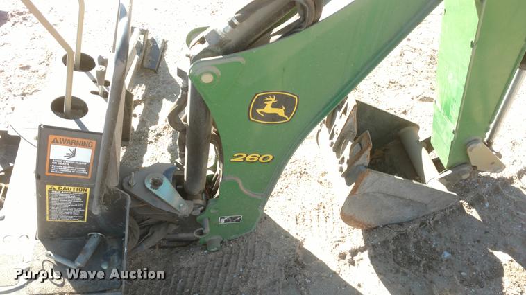 image for item BU9958 John Deere 260 backhoe attachment