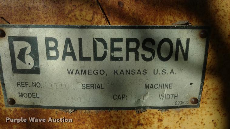 image for item BU9959 Balderson B50-4 loader bucket