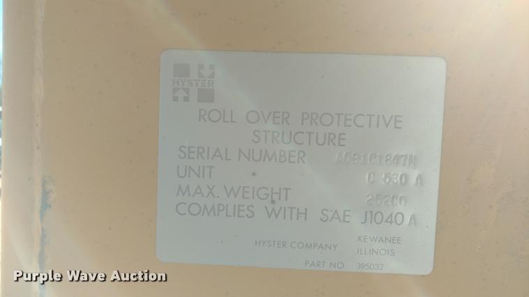 image for item BU9963 Hyster C530A pneumatic roller