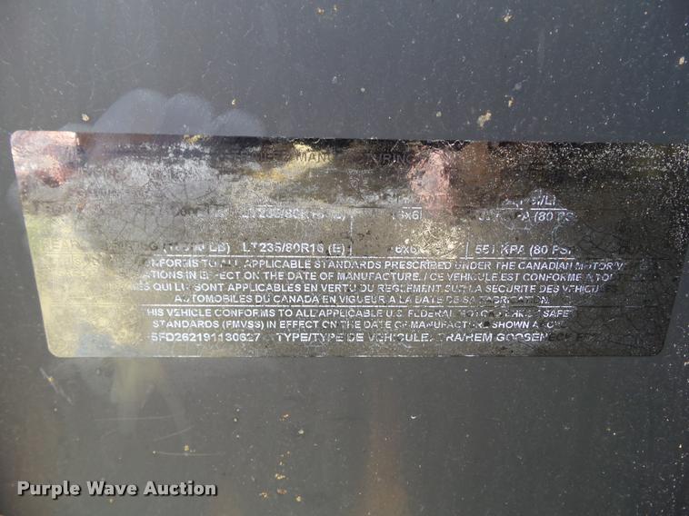 image for item CB9857 2009 PJ FD262 equipment trailer