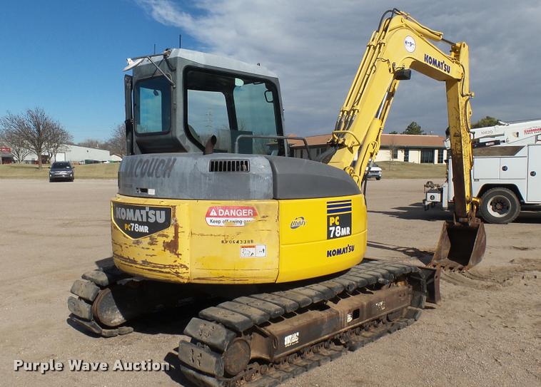 image for item DA0409 2007 Komatsu PC78MR-6 compact excavator
