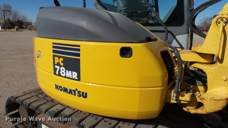 image for item DA0409 2007 Komatsu PC78MR-6 compact excavator