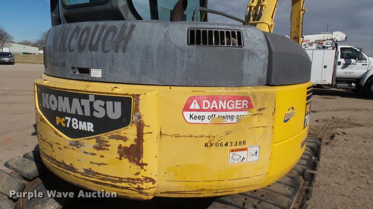 image for item DA0409 2007 Komatsu PC78MR-6 compact excavator