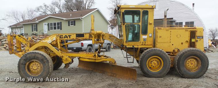 image for item DA0551 1989 Caterpillar 140G motor grader
