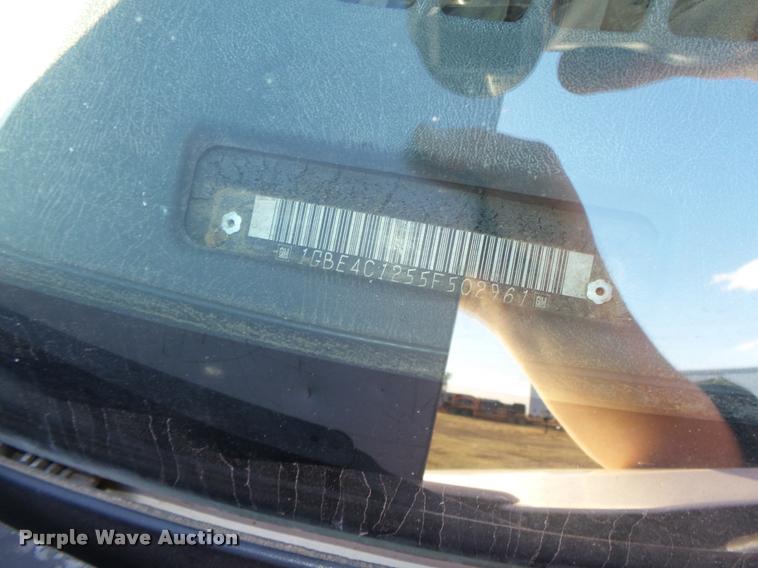 image for item DA0578 2005 Chevrolet C4500 flatbed truck