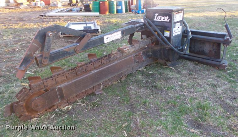 image for item DA0583 Lowe 40C offset skid steer trencher