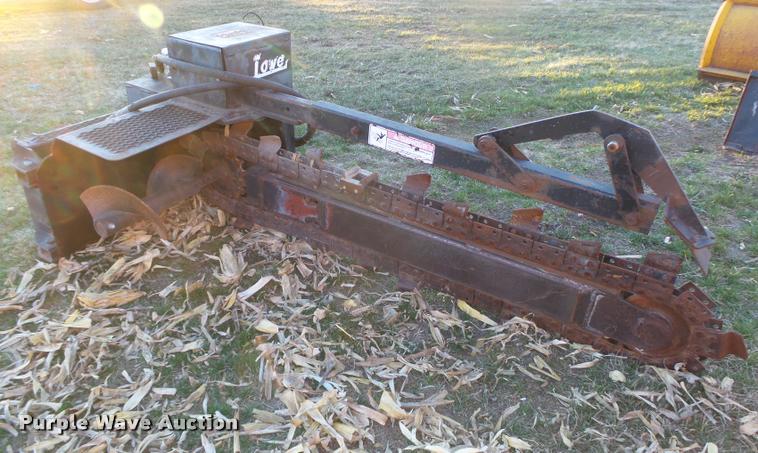 image for item DA0583 Lowe 40C offset skid steer trencher