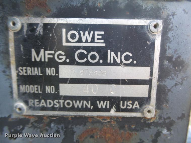 image for item DA0583 Lowe 40C offset skid steer trencher