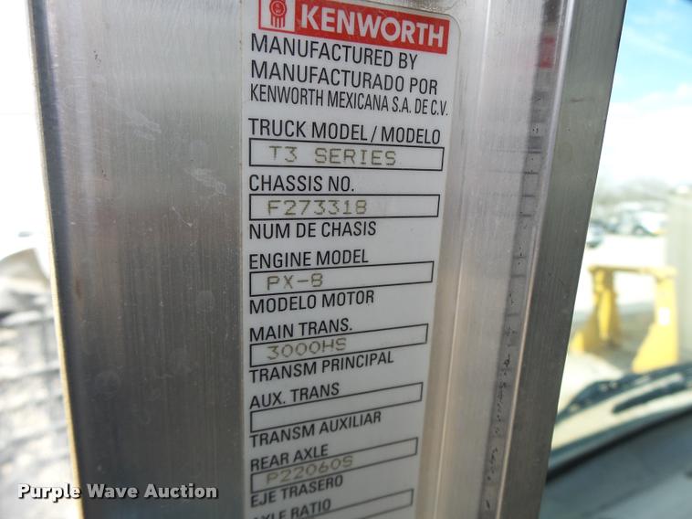 image for item DA3340 2010 Kenworth T370 flatbed truck