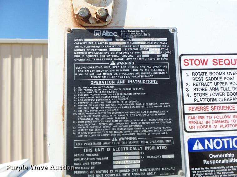 image for item DA3344 2007 Ford F550 bucket truck