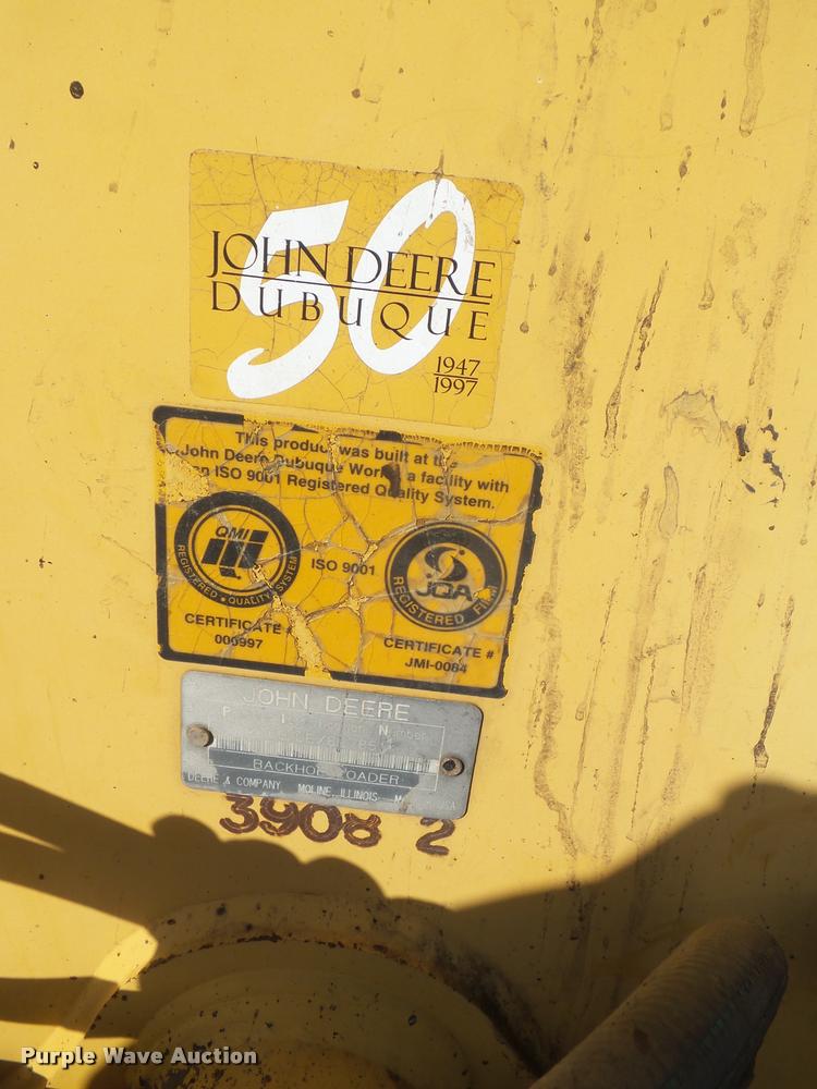 image for item DA5223 1997 John Deere 310E backhoe