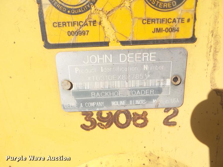 image for item DA5223 1997 John Deere 310E backhoe