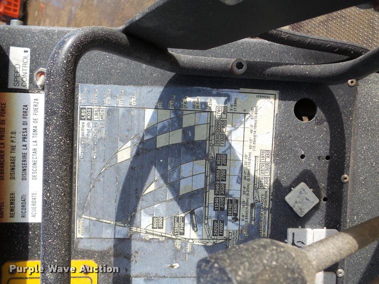 image for item DA7325 2000 Sterling L9513 crane truck