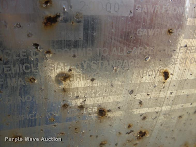 image for item DA7327 2007 Kaufman equipment trailer