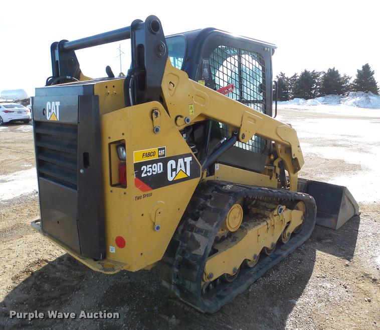 image for item DA7334 2014 Caterpillar 259D skid steer