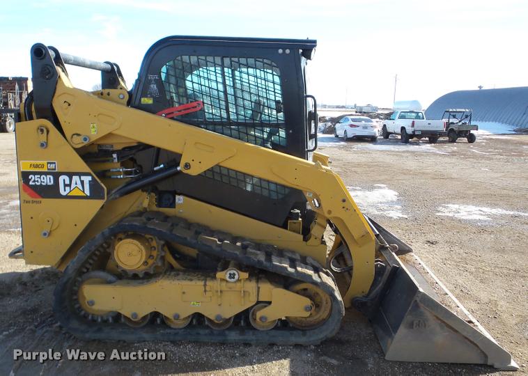image for item DA7334 2014 Caterpillar 259D skid steer