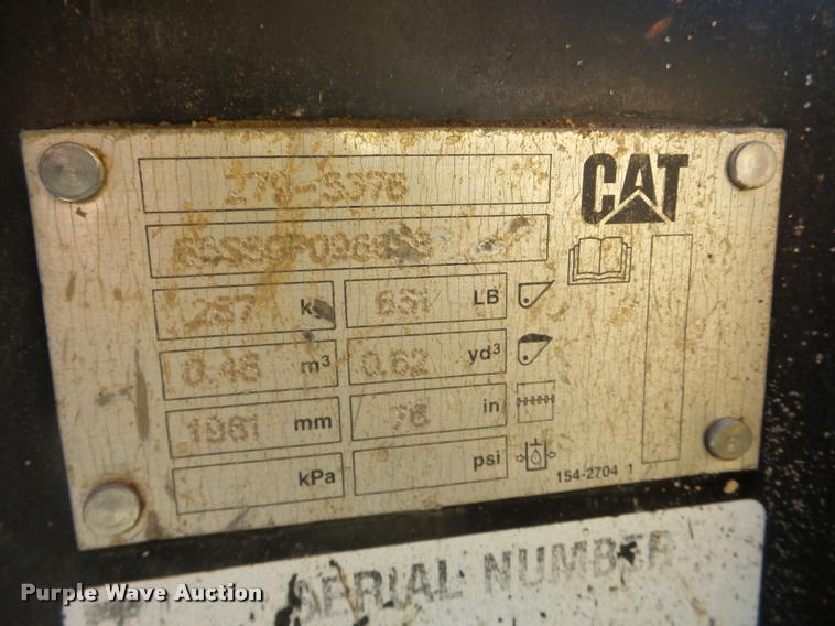 image for item DA7334 2014 Caterpillar 259D skid steer