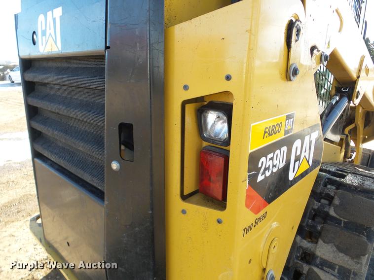 image for item DA7334 2014 Caterpillar 259D skid steer