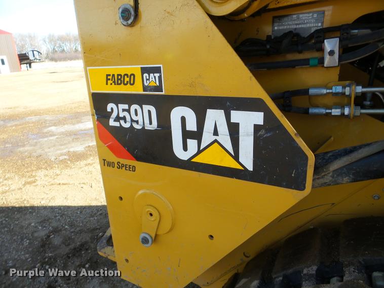 image for item DA7334 2014 Caterpillar 259D skid steer