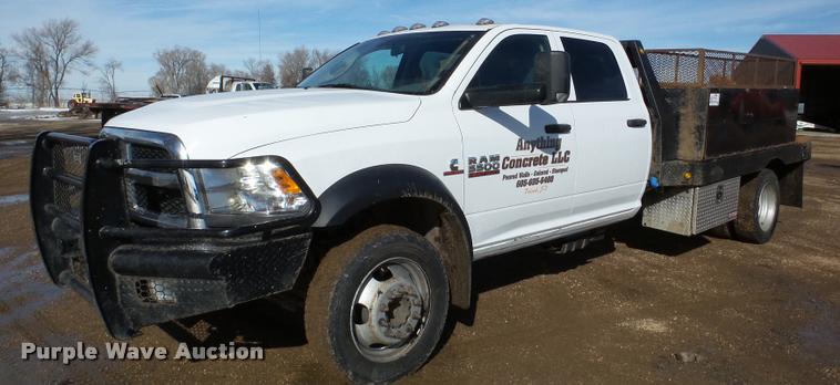 image for item DA7338 2014 Dodge Ram 5500HD flatbed truck