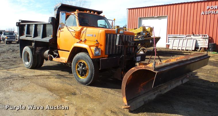 image for item DA7378 1988 GMC Brigadier dump truck