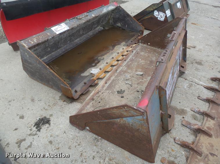 image for item DA7409 (2) skid steer buckets