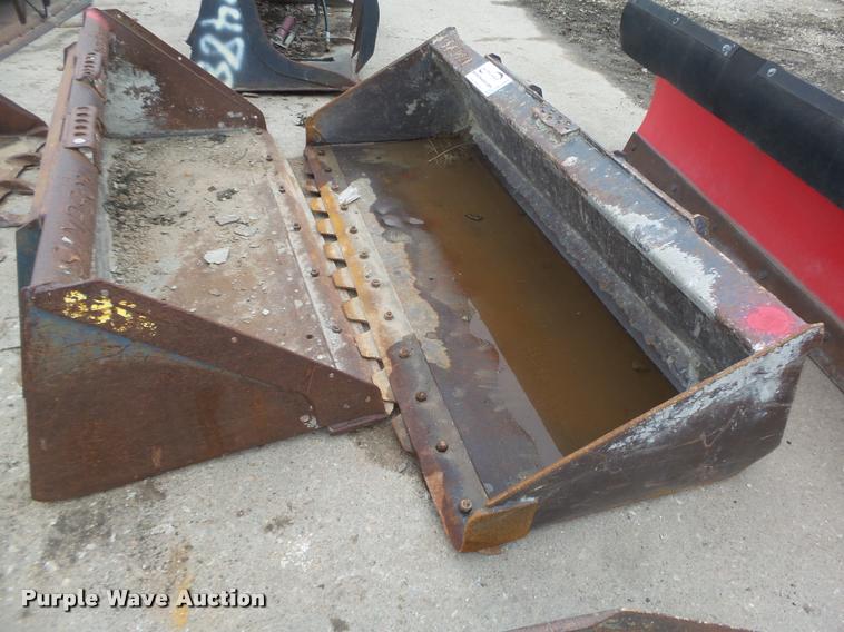 image for item DA7409 (2) skid steer buckets
